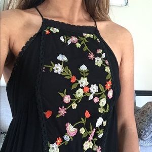 Re:named Floral Embroidery Dress